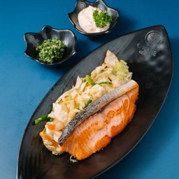 A103.สเต็กปลาแซลมอน
