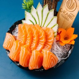 A50.ซาซิมิแซลมอน 10 ชิ้น