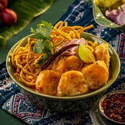 ข้าวซอยเต้าหู้ทอด