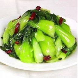 炒油菜  ผัดผักกวางตุ้งใต้หวัน