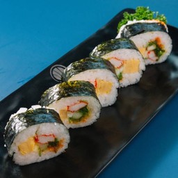 A01.ข้าวห่อสาหร่ายปูอัดไข่หวาน