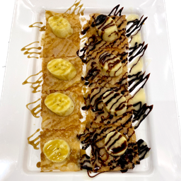 โรตีทิชชู2โทน กล้วยคาราเมล กล้วยช็อค