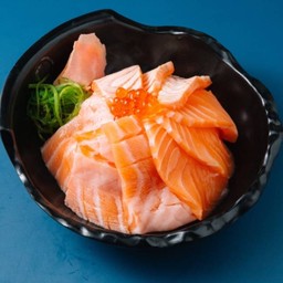 A62.ข้าวหน้าแซลมอนรวม