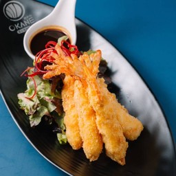 A91.กุ้งชุบเกล็ดขนมปัง 3 ตัว