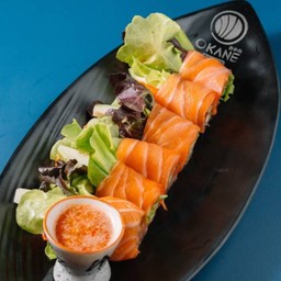 A06.แซลมอนสลัดโรล