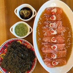 แซลมอนดองซีอิ๊ว