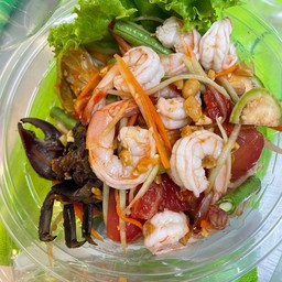 ตำไทยกุ้งสุก