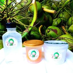 น้ำมะพร้าว1 สละลอยแก้ว1 น้ำพร้อมเนื้อ1