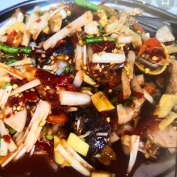 ตำไหลบัวปู-ปลาร้า