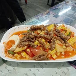 ตำข้าวโพด+ไข่เค็ม+ปลากรอบ