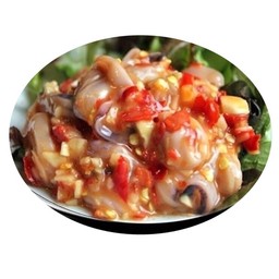 ยำปลาหมึกดองญี่ปุ่น ika shio kara