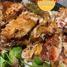 ไก่บ้านย่างเกลือภูเขา น่าน