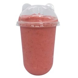 นมหมีปั่นสตรอเบอรี่