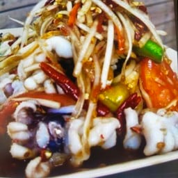 ตำหมึกสาย