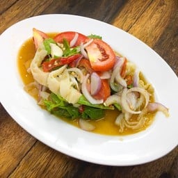 ยำผ้าขี้ริ้วขาว