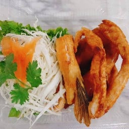 ท้องแซลมอนทอด กะครัวหลังบ้าน