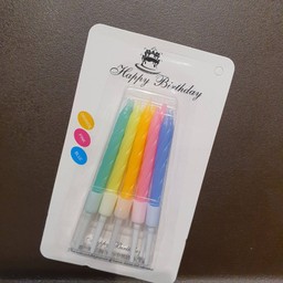 เทียนวันเกิด หลากสี