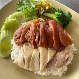 ข้าวมันไก่+ขาหมู
