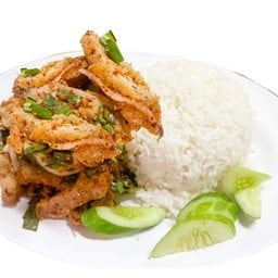 ข้าวมันยำไก่แซ่บ
