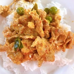 ข้าวราดแกงแพนงหมู