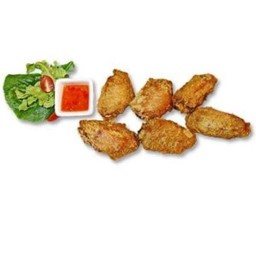 ปีกไก่ทอดเกลือ (Fried chicken wings)