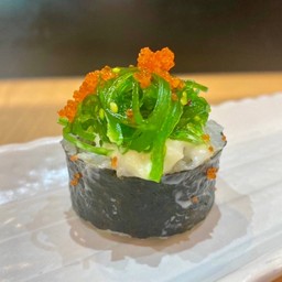 Nori Roll with Spicy Seaweed and Salmon Roe