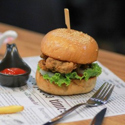 เบอร์เกอร์ไก่ (Chicken burger)