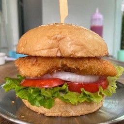 เบอร์เกอร์ปลา (Fish burger)