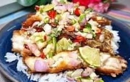 ข้าวปลาแกะ&ข้าวคลุกน้ำพริกกะปิปลาทู เทพารักษ์