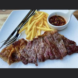 สเต๊กเนื้อ สันนอก