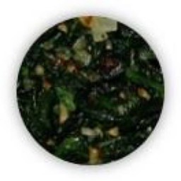 โขมกระเทียม (Spinach with garlic)