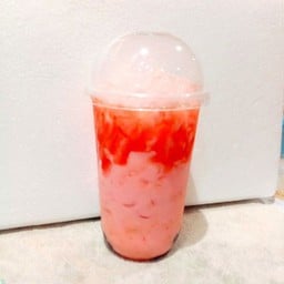 นมสดสตรอเบอรี่