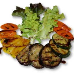 รวมผักย่าง (Mixed gilled vegetables)