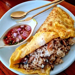ข้าวแมว ห่อไข่