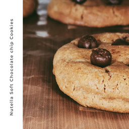 Nutella Soft Chocolate Chip Cookies
