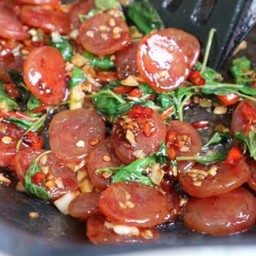 กะเพรากุนเชียง(ราดข้าว)