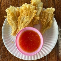 เห็ดเข็มทองชุปแป้งทอด