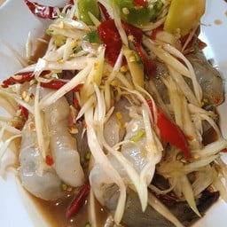 ส้มตำ ปลาร้า (กุ้งสด / กุ้งสุก)