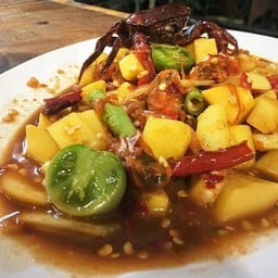 ส้มตำ หน่อไม้ ปูปลาร้า