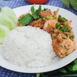 ข้าวยำไก่แซ่บ