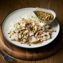 ลวกจิ้มหมูสามชั้น