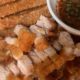 ปลาหมึกย่าง & ข้าว อ้อมน้อย