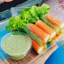 สลัดโรล สันติสุข ตลาดสันติสุข 3