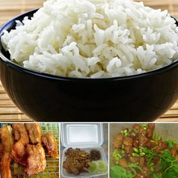 กะเพรา 3ชั้น+3ชั้นทอดจิ้มแจ่ว1ขีด  ฟรีข้าว1ถุง