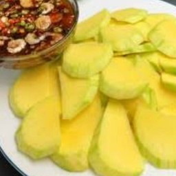 มะม่วงสามรส(น้ำปลาหวาน,พริกเกลือ)ระบุ