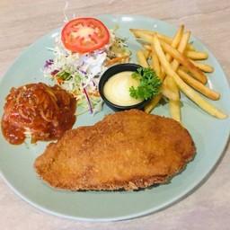 สเต็กปลาทอด