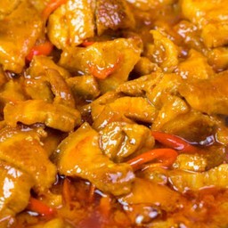 พะแนง 3ชั้นล้วน เป็นกับข้าว ฟรีข้าว 1ถุง