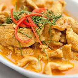 พะแนง ไก่ เป็นกับข้าว ฟรีข้าว 1ถุง