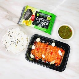 Set ลองม่อนดอง ข้าวญี่ปุ่น+สาหร่าย