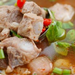 ต้ม แซ่ป กระดูกหมูอ่อน ฟรีข้าว 1ถุง